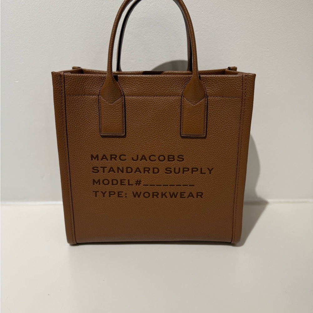Marc Jacobs medium standard supply leather cognac Workwear Bag